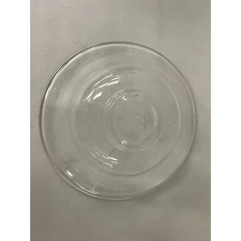 Simon Pearce Hand Blown Clear Glass Flared Centerpiece Bowl Signed 10
